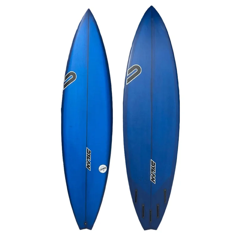 surfboards with increased paddle speed-DYLAN SHAPES LUCAS CHUMBO PRO 6’9 DARK BLUE