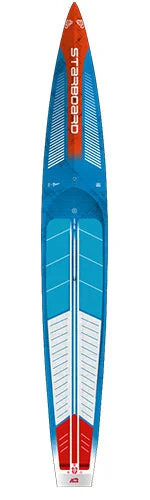 surfboards with minimal resistance for speed-2024 STARBOARD SUP 14’0” x 23” GEN R BLUE CARBON SANDWICH SUP WITH CARRYING CASE