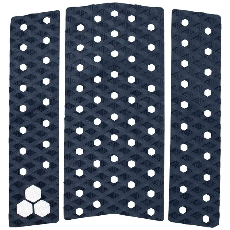 surf pads for increased board grip and power-Channel Islands Bobby Mix Groove Front Foot Surfboard Deck Pad - Indigo