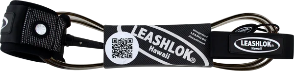 Leashlok Team Surfboard Leash 8' Black