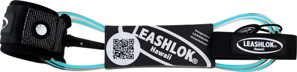 Leashlok Team Surfboard Leash 8' Blue