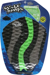 Sticky Bumps Rastovich Traction-Green/Black/Char Recycled Foam