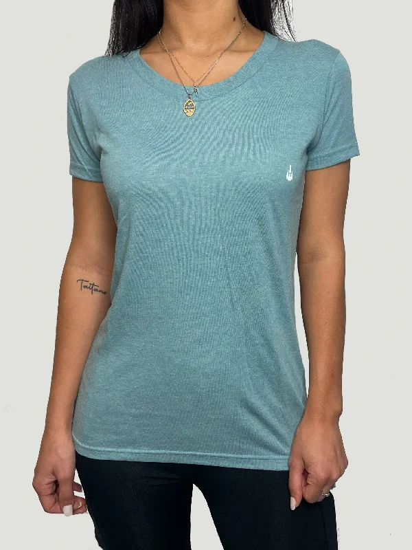 surfboards with high-performance shapes-WBZ Girls Tiny Trident S/S Tee