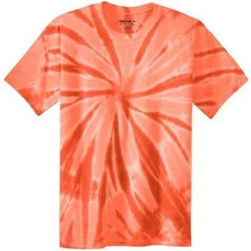 Orange tie-dye