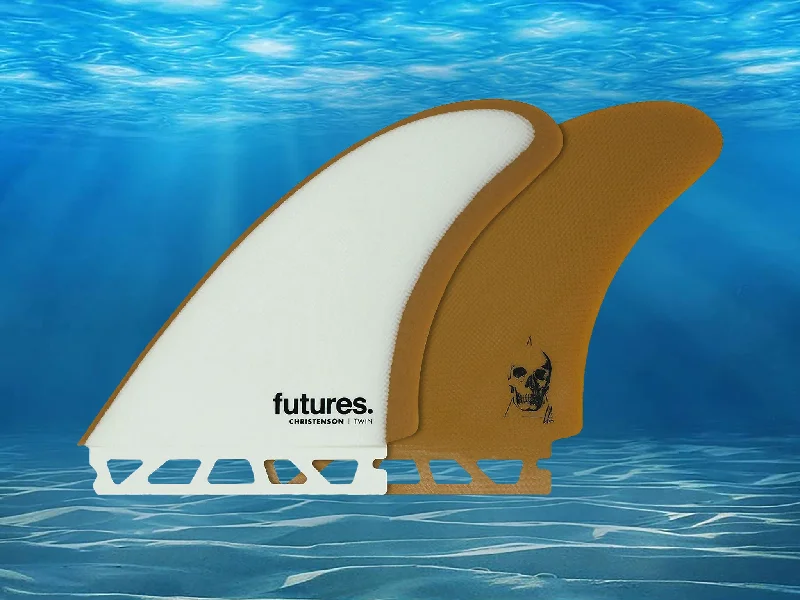 surfboard footstraps with high flex for comfort-Futures Christenson Twin