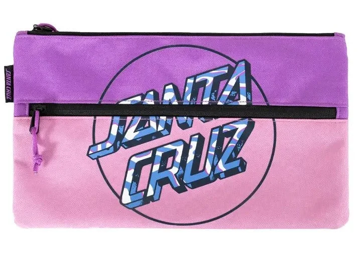 Santa Cruz Zebra Marble Opus Dot Pencil Case - Sum24