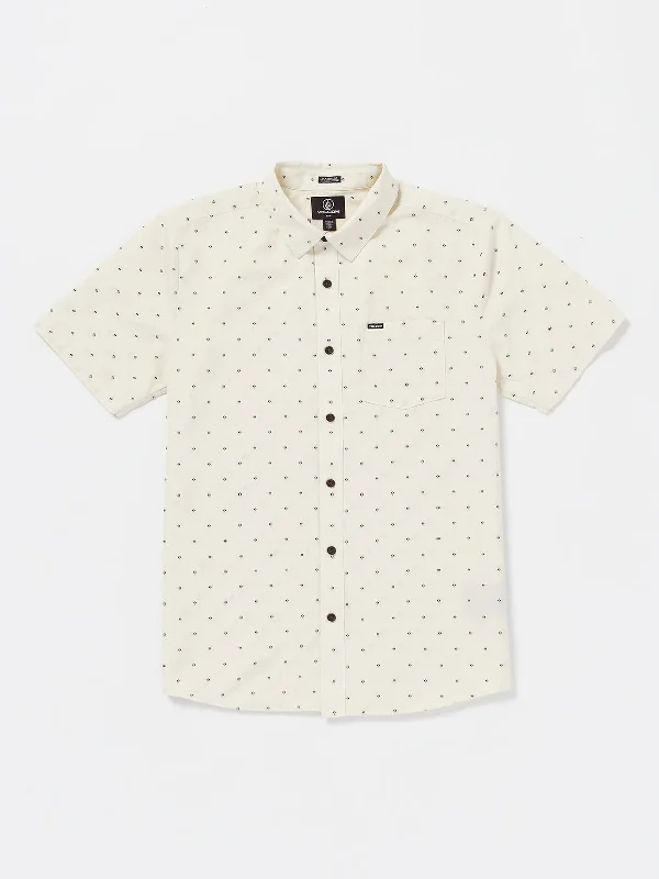 durable surfboards for tough conditions-Volcom Stone Marcos S/S Button Down - Off White