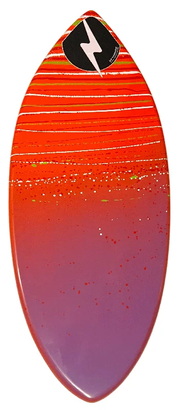 surfboards with superior flex for dynamic waves-Zap LG. Wedge 49" Red/Orange Fade