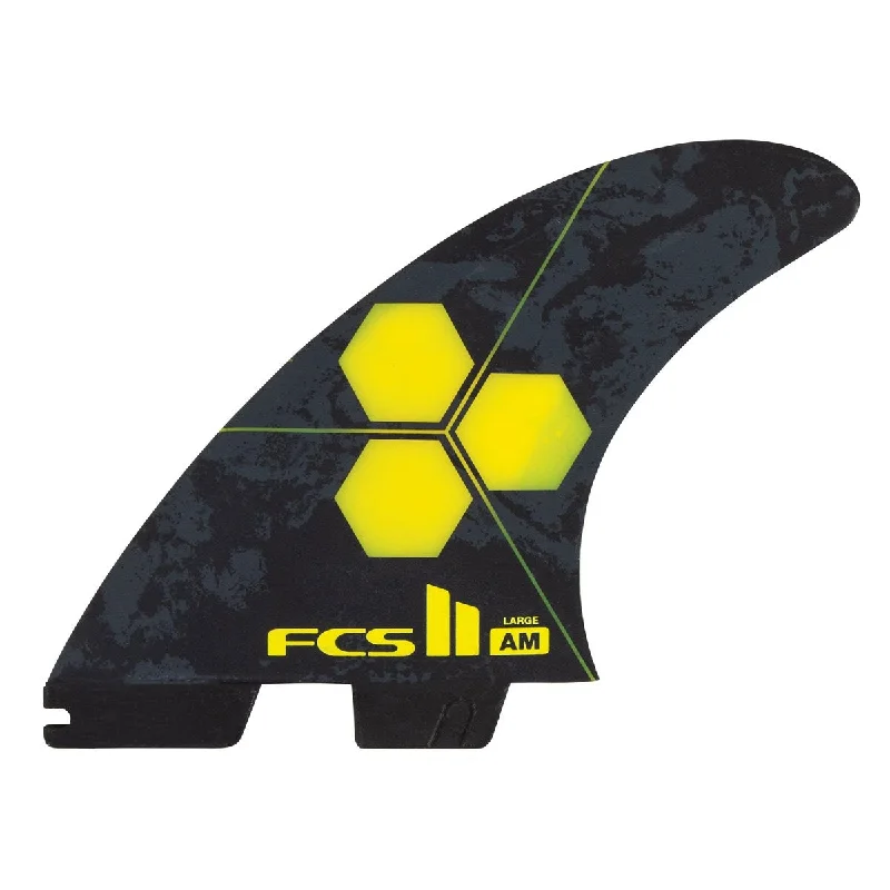 surfboard footstraps for long surf sessions-FCS II AL MERRICK TRI-QUAD FINS