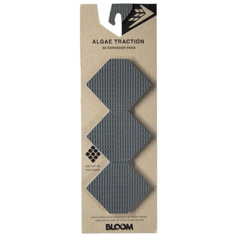 surfboard pads for smoother transitions-Firewire Hex Expander Front Foot Surfboard Traction Pad Grey