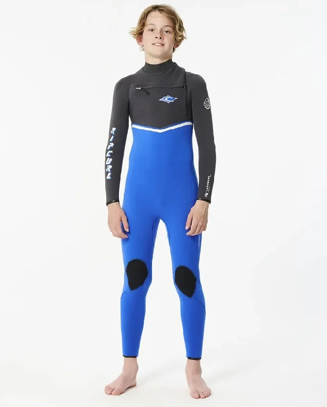 Rip Curl Kids Flashbomb 4/3 Chest Zip Wetsuit - Win24