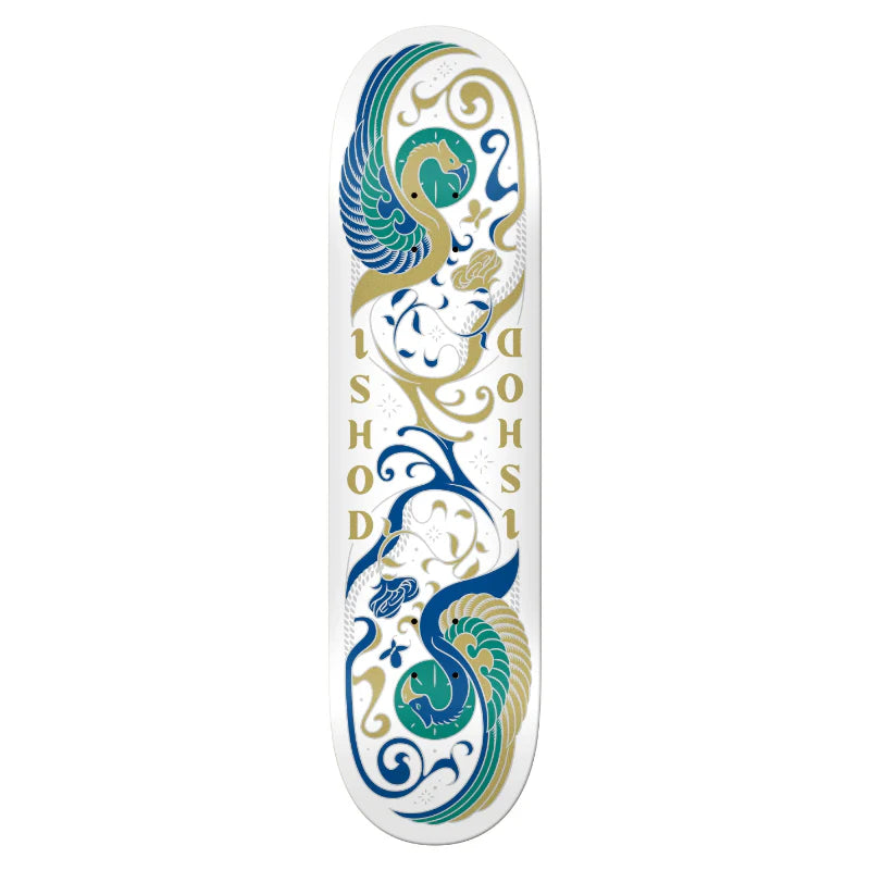 surfboards for quick paddling-Real Ishod Illuminated Twin Tail Deck 8.5