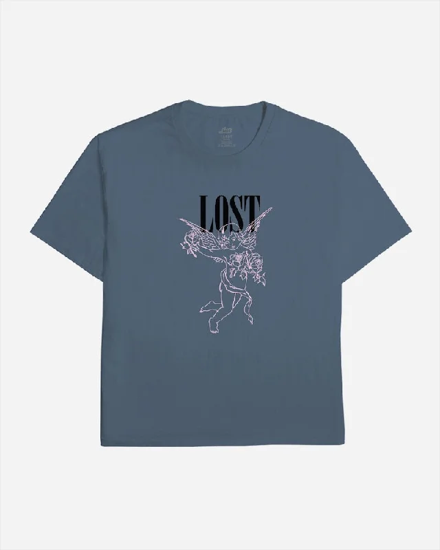 surfboards for high-speed rides-Lost Cherub Boxy Tee Imperial Blue