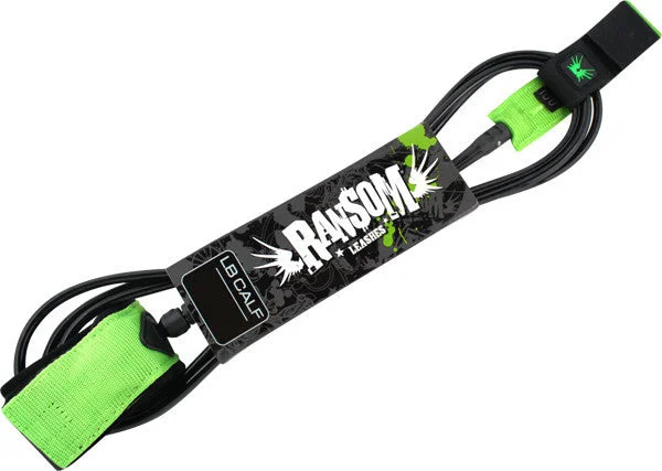 Surfboard Leash Ransom Lb Calf 9' Black/Green