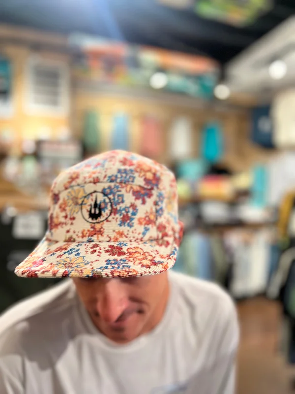 surfboards with high-performance shapes-WBZ Jacquard Floral Camp Hat