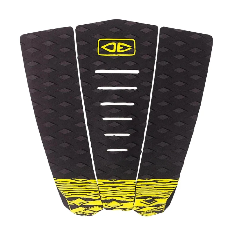 surf pads for enhanced carving-Ocean and Earth Simple Jack Tail Pad Surfboard Deck Grip  - Black/Lime