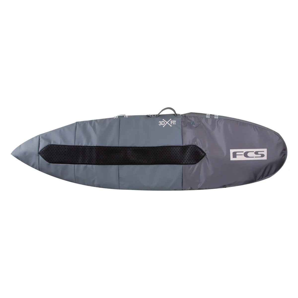 surfboards for quick response in heavy surf-FCS 7'6" DayFun Board Bag Grey