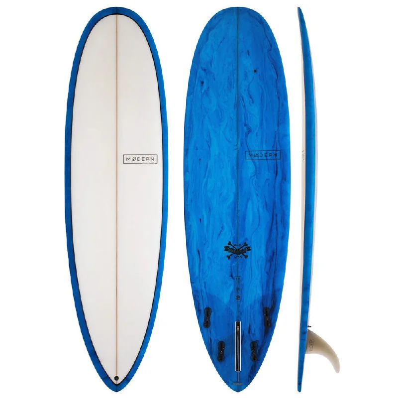 surfboards for maximum stability-MODERN LOVE CHILD BLUE TINT SURFBOARD