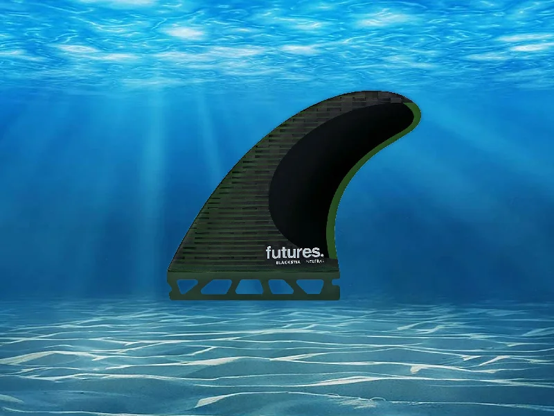 best surfboard footstraps for stability-Futures Neutral Blackstix Thruster