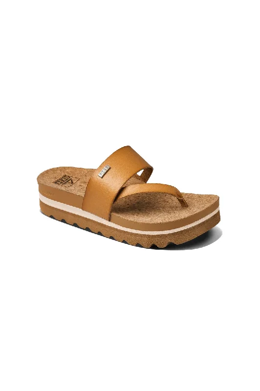 Reef Women's Cushion Sol Hi Sandals - Natural