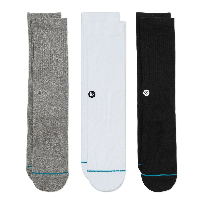 Stance Icon 3-Pack Men's Crew Socks - Multi