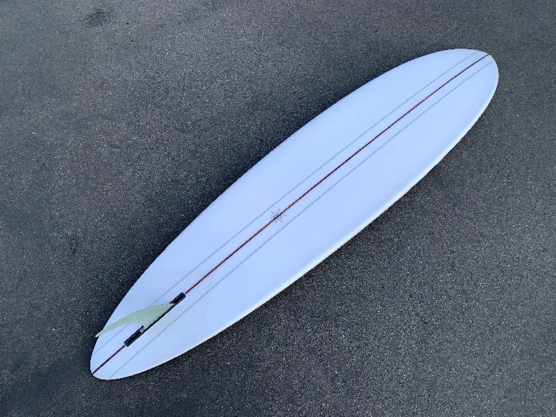 surfboard footstraps for smooth and controlled rides-8'8" Alex Lopez Single Fin