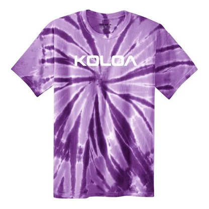 Purple Tie-Dye / White logo