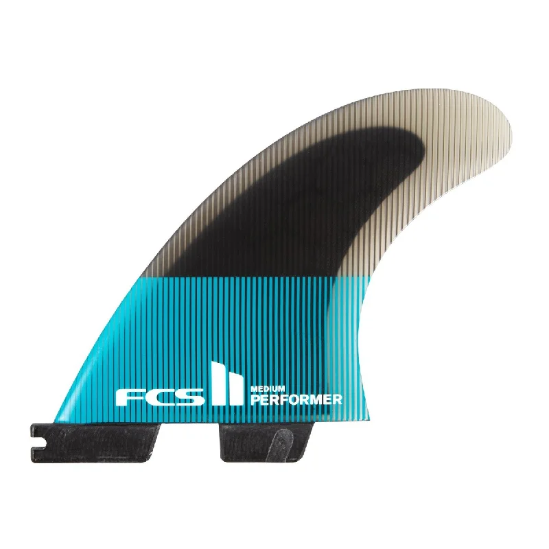 footstraps for better foot-to-surfboard connection-FCS II  Performer PC Performance Core Tri Surfboard Fins FCS 2