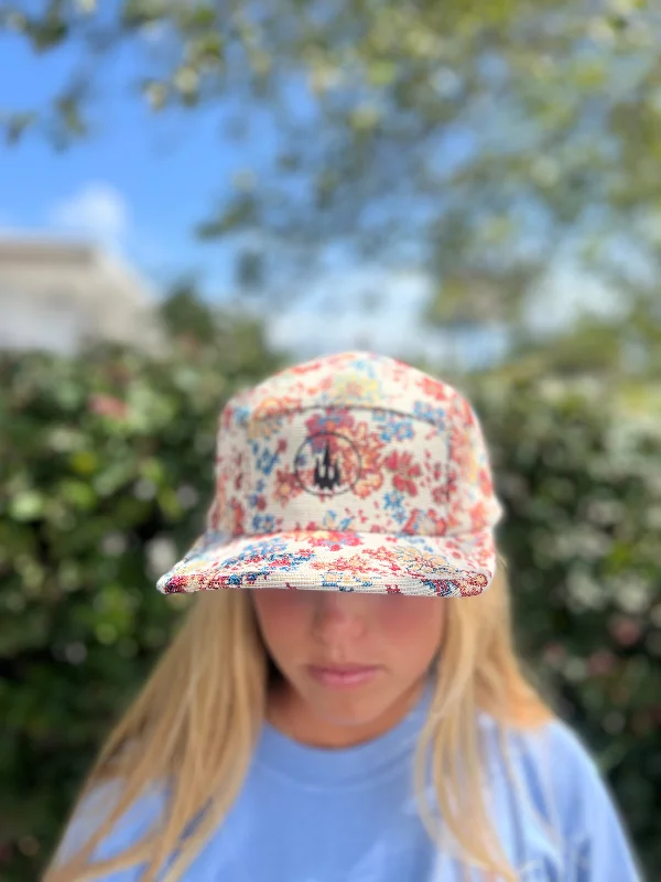 surfboards for shallow waters-WBZ Jacquard Hat - Floral Beige