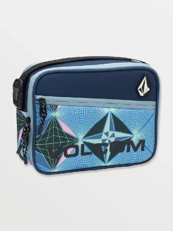 surfboards for deep water riding-Volcom Lunch Bag Patriot Blue