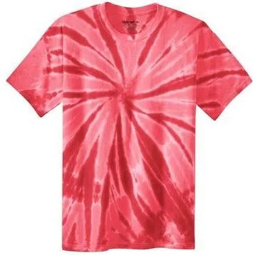 Red tie-dye