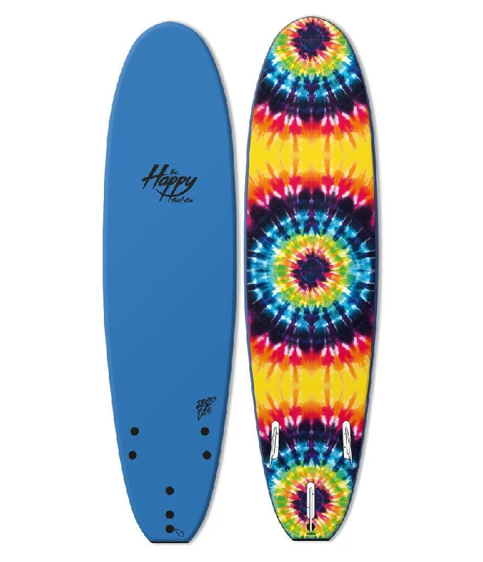 surfboards for shallow waters-7'0 Slab Trippin Blue Soft Top Surfboard