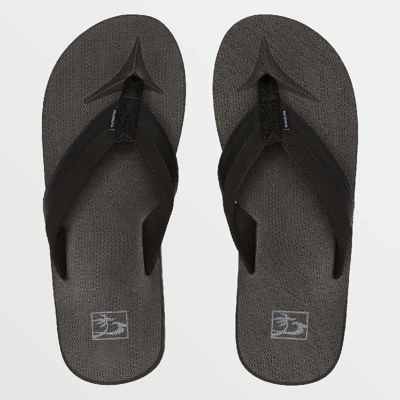 Mens Kick It Sandal - Black