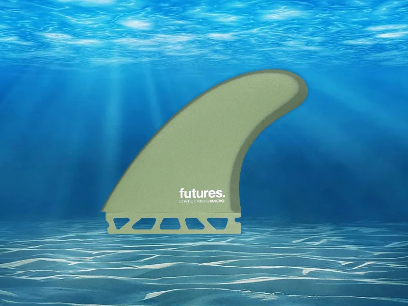 surfboard footstraps for better wave tracking-Futures Pancho Control Thruster