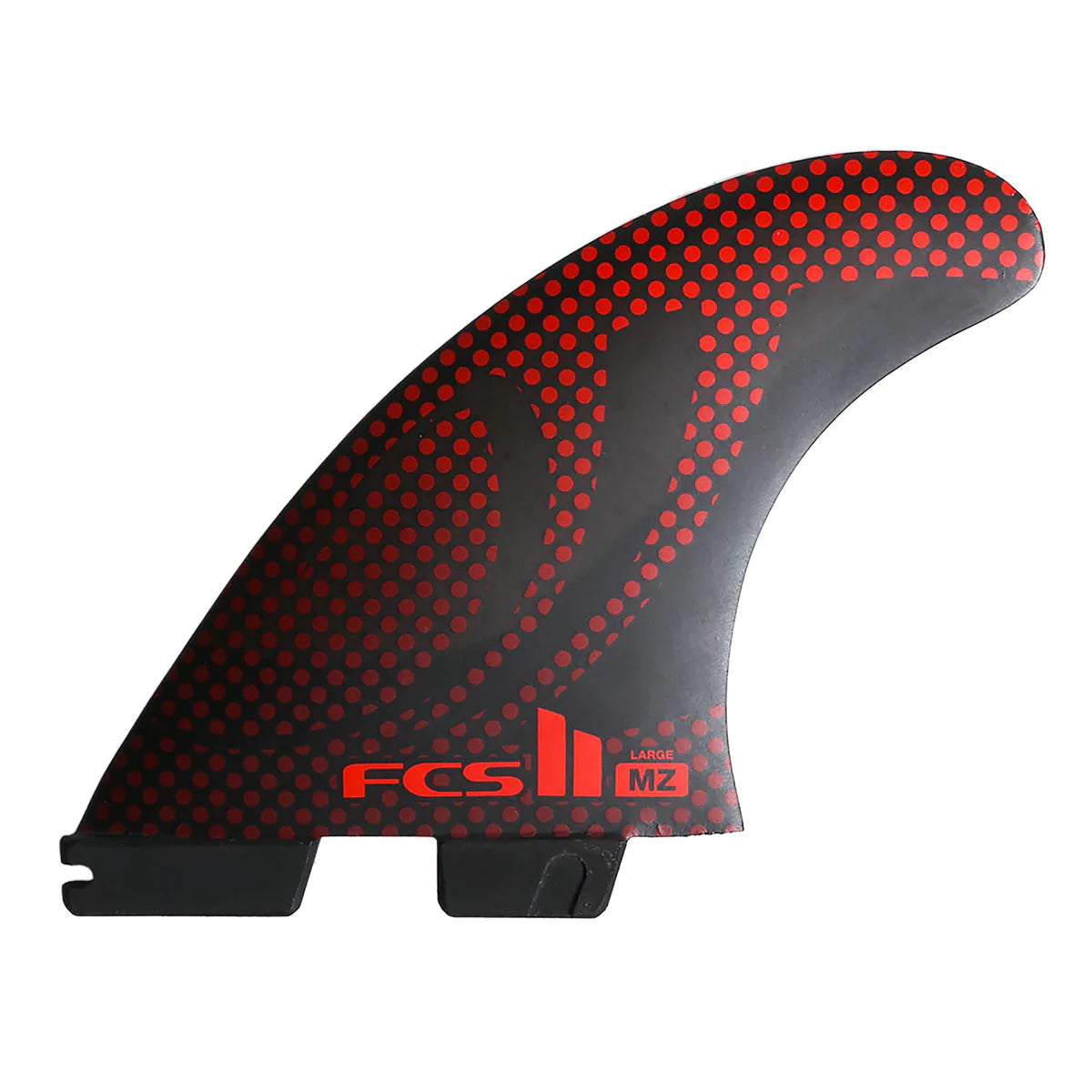 surfboard footstraps for stronger grip on waves-FCS II Sharp Eye Marcio Zouvi PC Red Tri Set Surfboard Fins