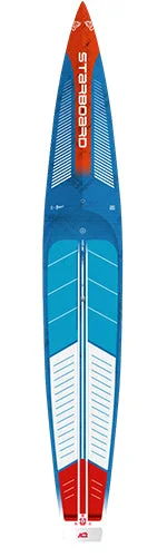 surfboards for fast, high-speed surfing-2024 STARBOARD SUP 14’0” x 25” GEN R BLUE CARBON SANDWICH SUP BOARD