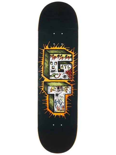 best shortboards for advanced surfers-Anti Hero Grant Taylor Stacked 8.38 Deck