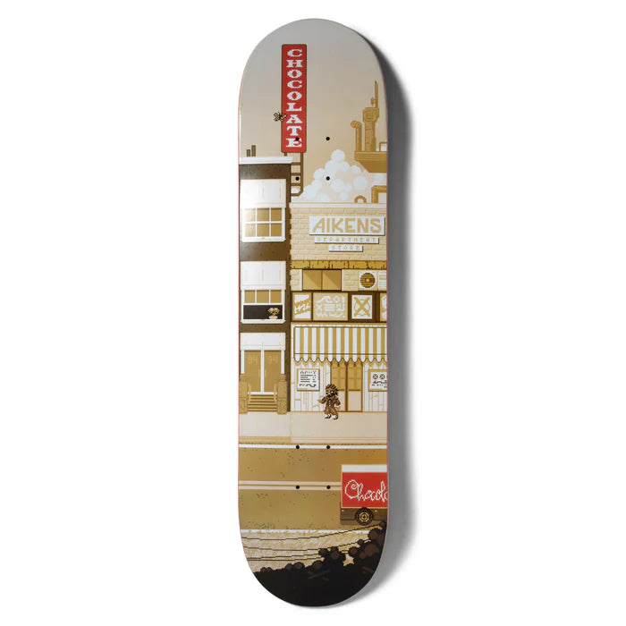 surfboards with better wave-catching ability-Chocolate Aikens Pixel City Deck 8.0