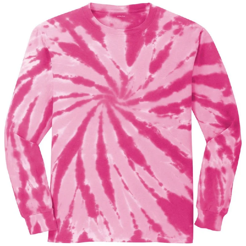 Pink tie-dye