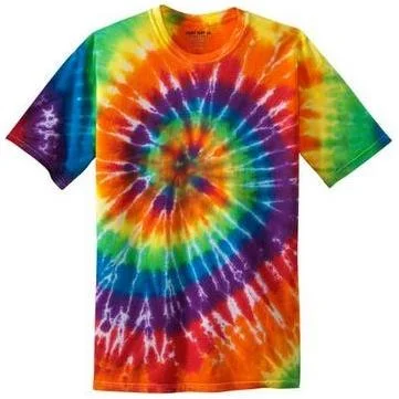 Rainbow tie-dye