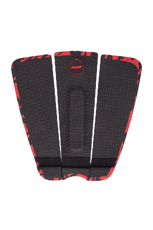 surfboard pads with multi-textured surface for better traction-ProLite Eithan Osborne Pro Surf Traction Pad - Black/Black & Red Camo