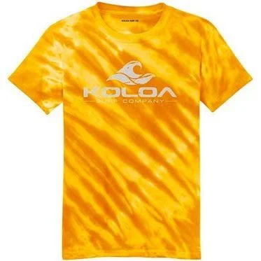 Gold tie-dye / White logo