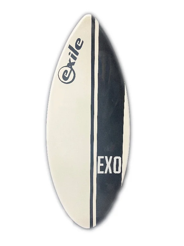 surfboards with quad-fin setup for speed-Exile Large 52" EX0 E-Glass (white)