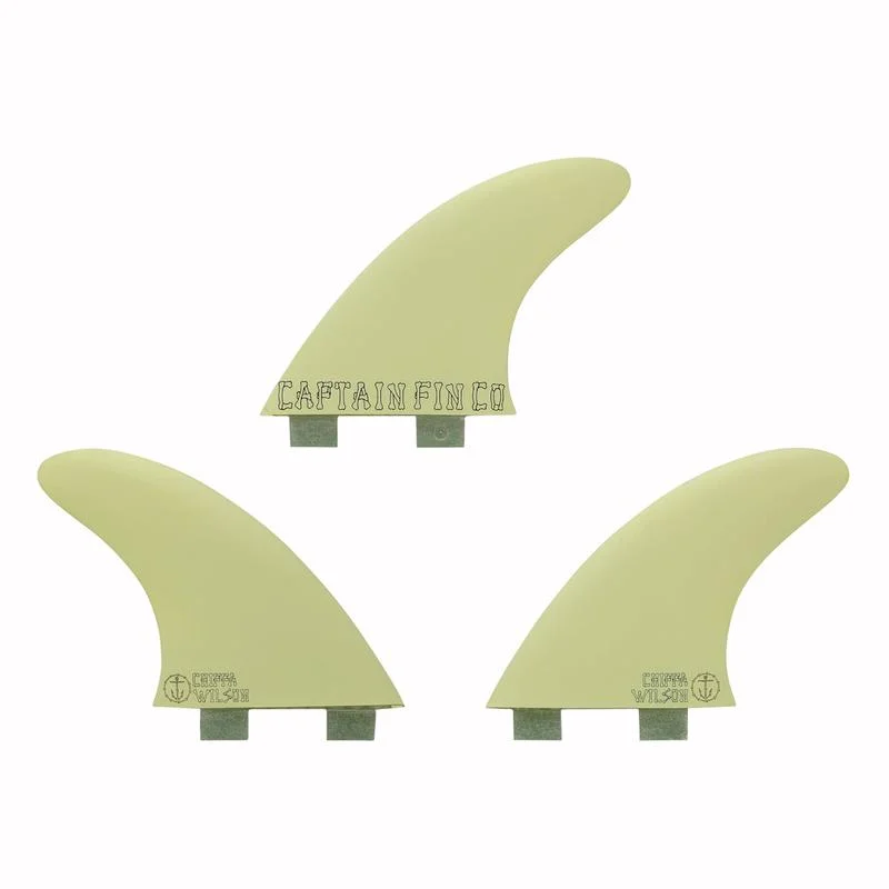 surfboard footstraps with reinforced construction-Chippa Wilson Bones Thruster Fins (Twin Tab)