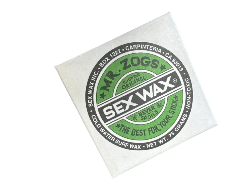 Mr. Zog's Sex Wax Original Surf Wax - Cold Water Formula Box