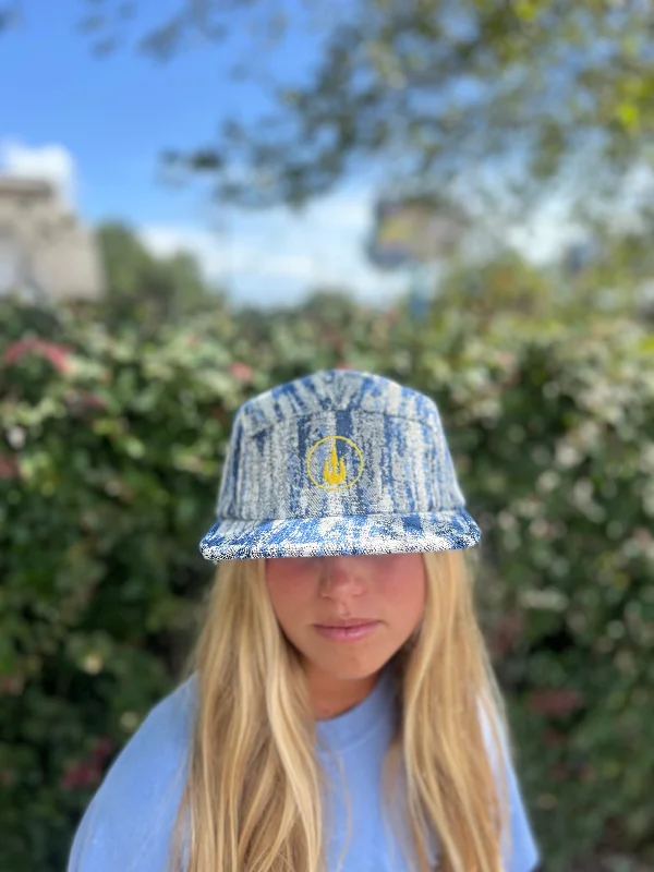 performance surfboards for tricks-WBZ Splash Jacquard Hat - Blue