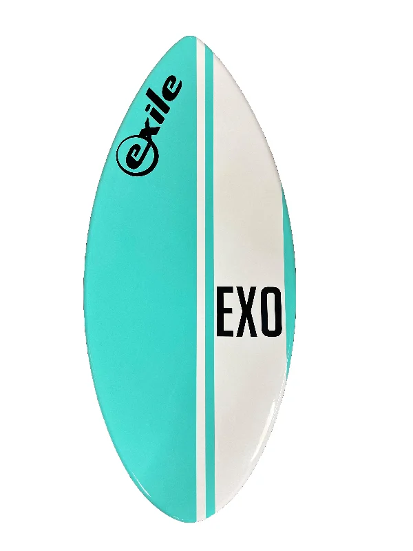 surfboards with excellent tracking-Exile 44" Small EX0 E-Glass (Teal)