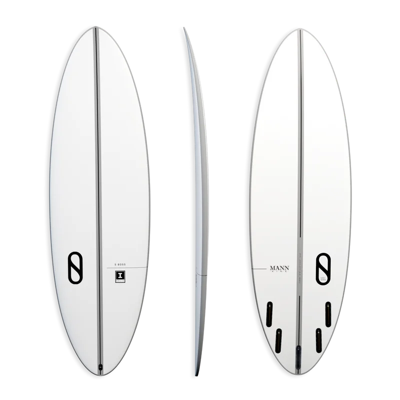 surfboards for faster paddling-5'8" S BOSS IB 19 5/16" x 2 1/2" x 29.2L FUTURES