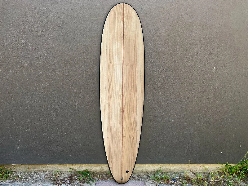 surfboards for carving and power-Wooden Surfboard / 6'10’’ / Mini Malibu