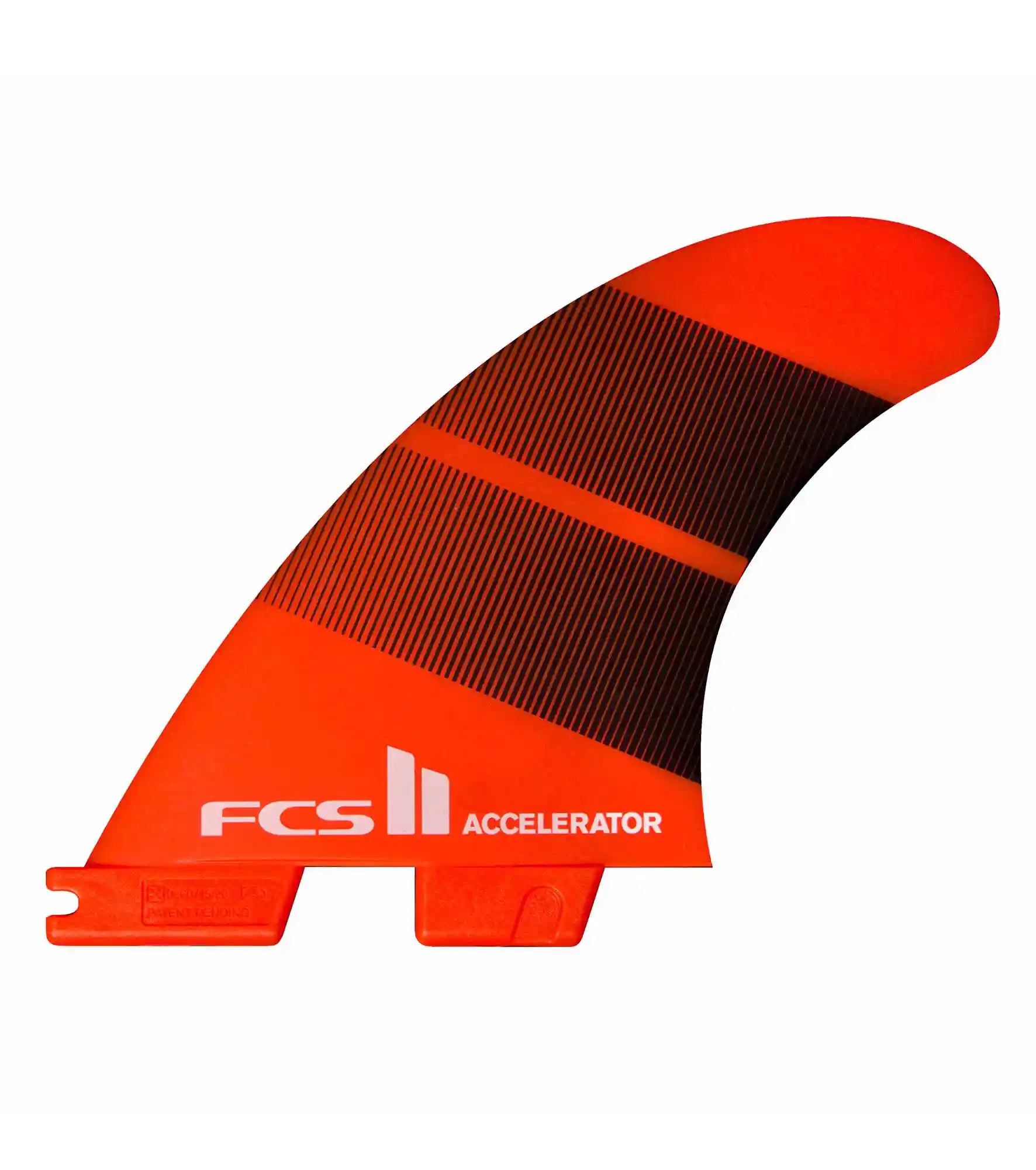 comfortable footstraps for beginners-FCS II Accelerator Neo Glass Thruster Fins